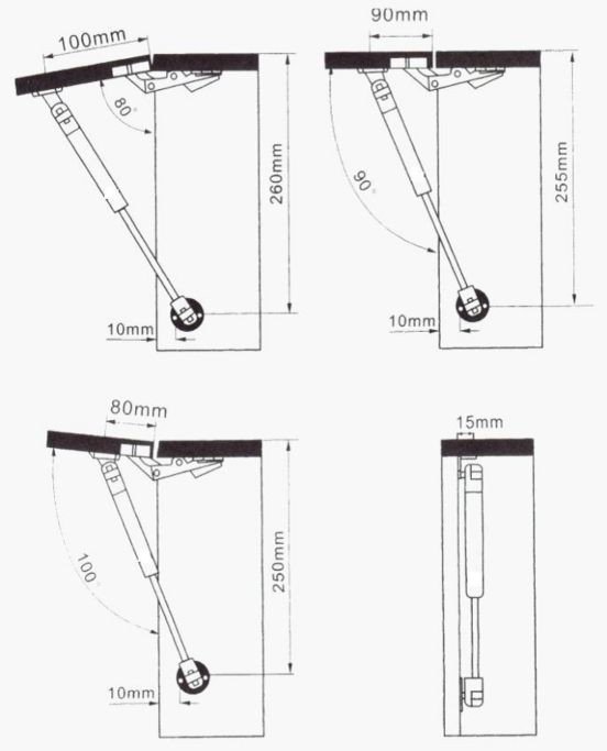 How to install gas springs in Peir gas spring installation