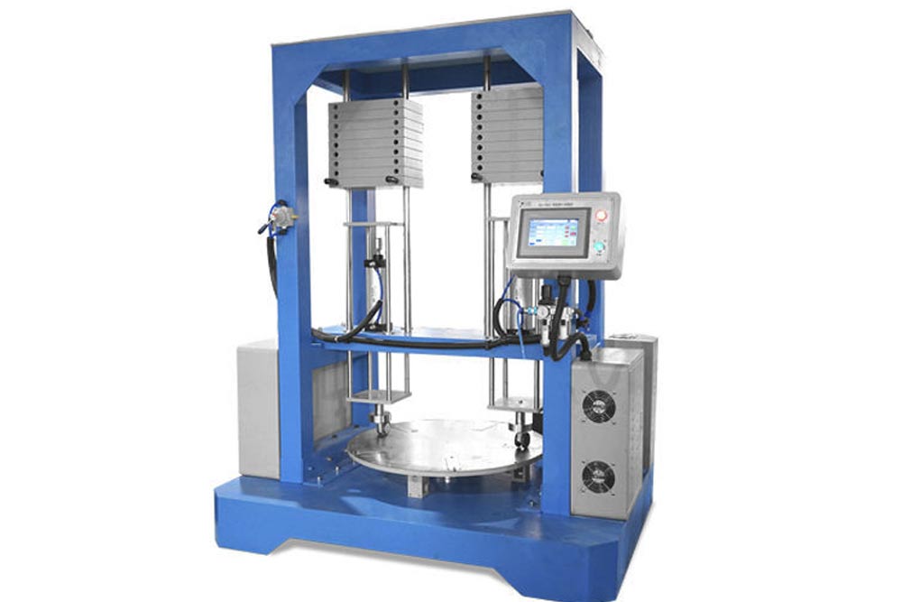 Gas spring quality control machine