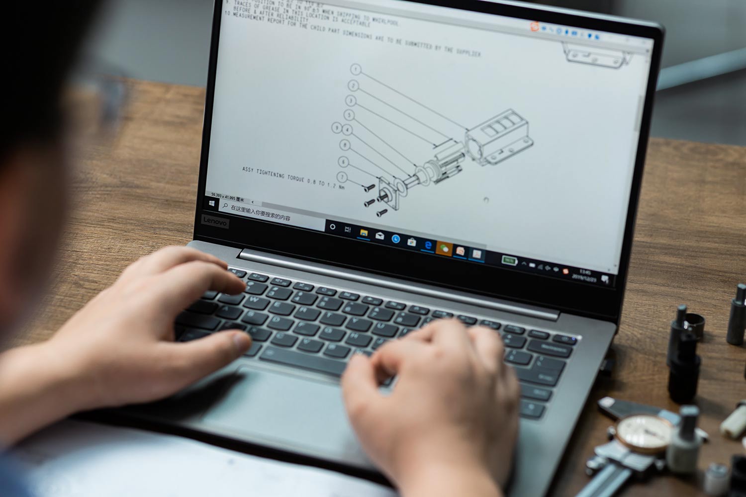 continuous rotation damper drawings