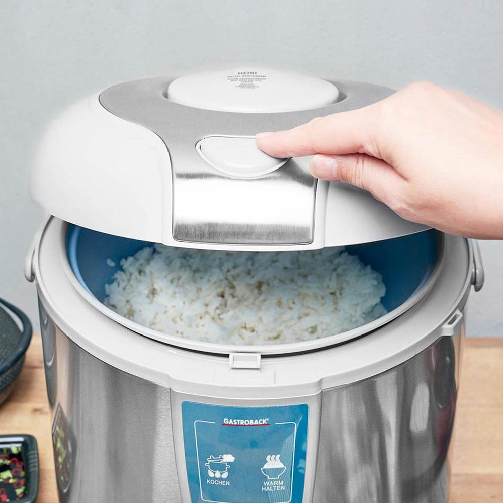 soft opening rice cooker with rotary dampers
