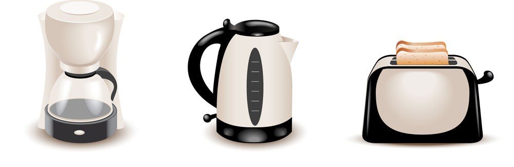 electric kettle and juicer