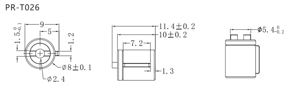 drawing of small lid damper