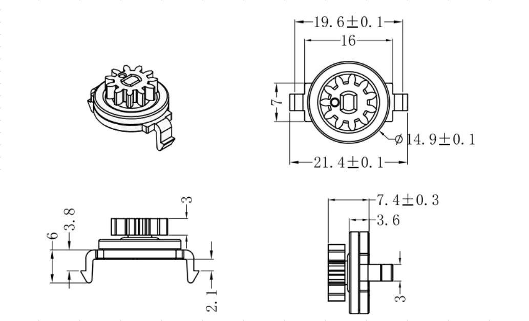 t036 damper drawing