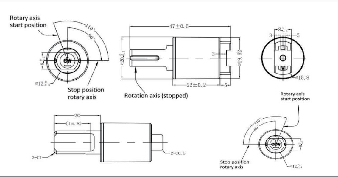 T098E dimensions