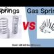 Gas spring & spring