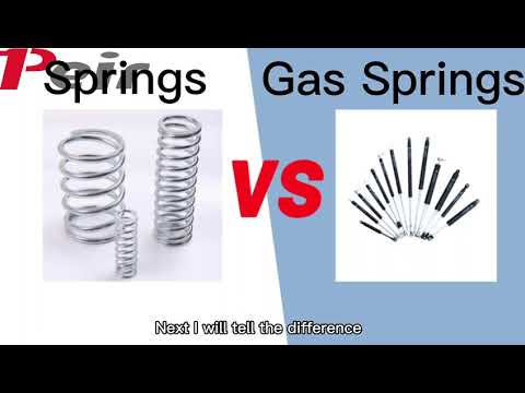 Gas spring & spring