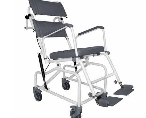 Lockable gas springs wheelchair