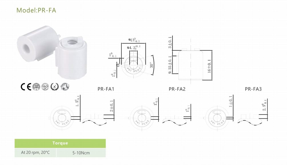 FA barrel damper