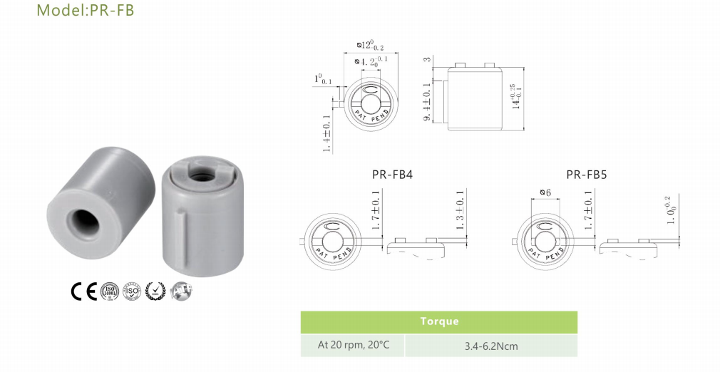 Rotational damper FB