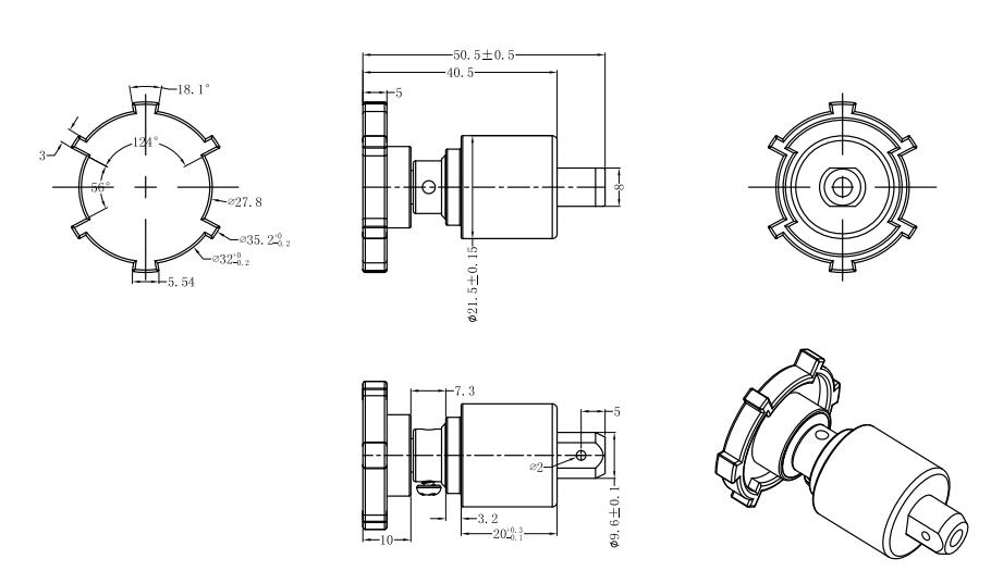 Uni-directional damper for roller shutters