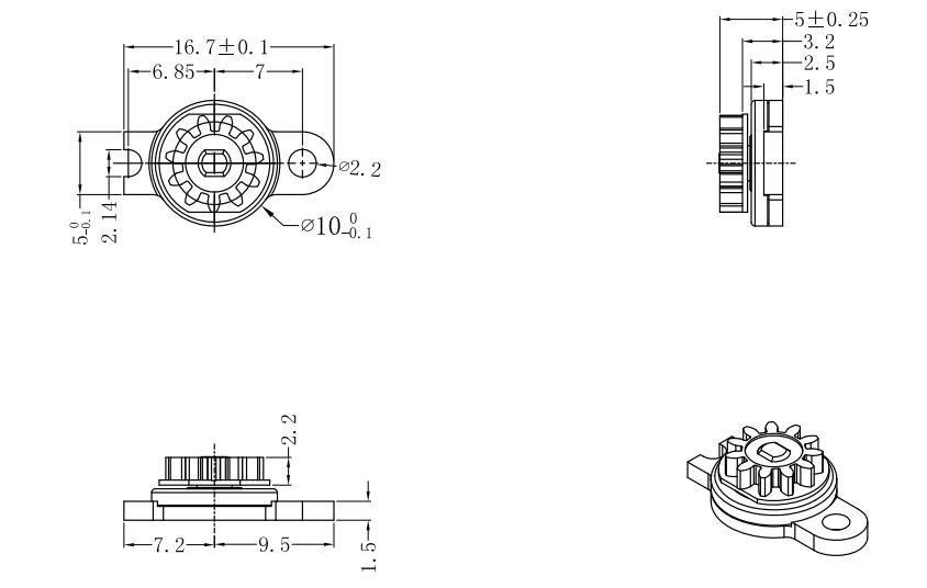 hydraulic gear damper 001