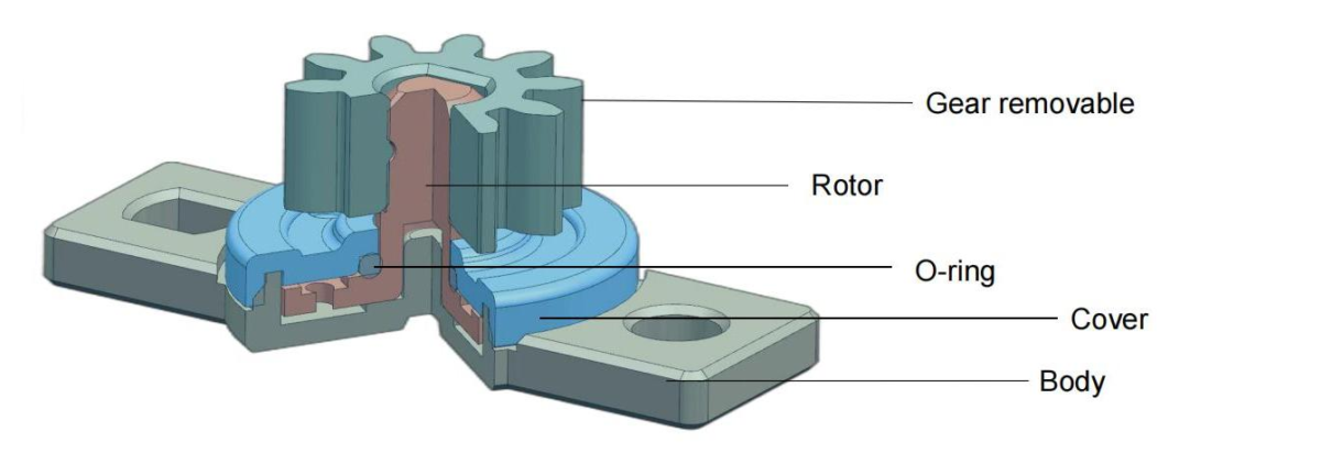 Gear damper structure