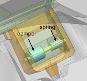 Barrel damper assembly