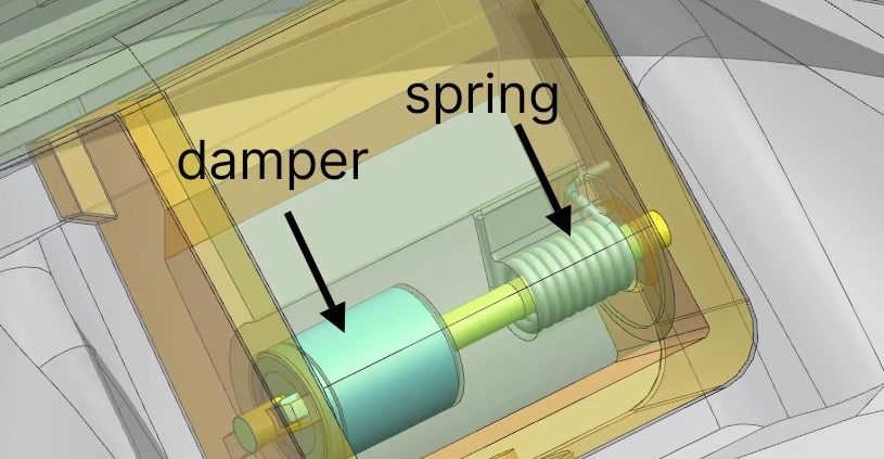 Barrel damper assembly