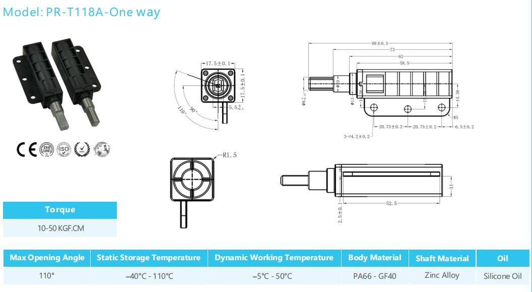 Washer damper