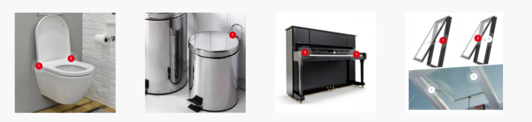 Automotive Rotary Damper Application