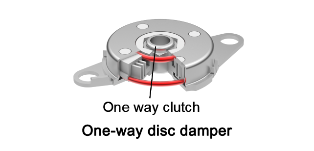 one-way disc damper