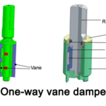 Vane damper structure