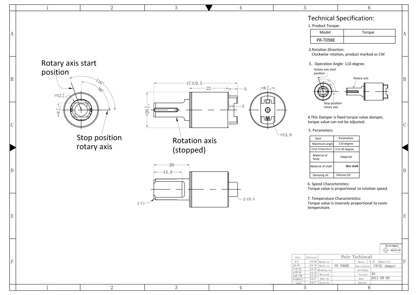 Rotary Damper Collection